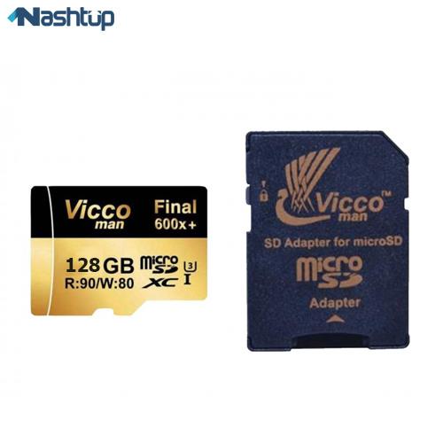 کارت حافظه microSDXC ویکومن مدل Final 600X plus  ظرفیت 128 گیگابایت
